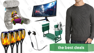 Saturday's Best Deals: Reading Pillows, Westinghouse Curved Gaming Monitor, JACHS NY Sweaters, TomCare Outdoor Accessories, and More